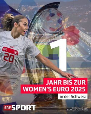 Alayah Pilgrim Instagram - 17 Jahre nach der Männer-EM in der Schweiz ⚽🏆

⚽ In genau einem Jahr wird die EURO der Frauen lanciert. Das Eröffnungsspiel mit der Schweiz steigt am 2. Juli 2025 in Basel. Der Final findet am 27. Juli ebenfalls im Basler St. Jakob-Park statt.

⚽ 16 Teams qualifizieren sich für die Endrunde und werden in 4 Vierergruppen aufgeteilt. Die Schweiz als Gastgeberin ist bei der Auslosung in Topf 1 als Kopf der Gruppe A gesetzt. Die Gruppenauslosung findet am 16. Dezember in Lausanne statt.

🏟️ Es wird in folgenden 8 Stadien gespielt:
▶️ St. Jakob-Park, Basel
▶️ Letzigrund, Zürich
▶️ Stade de Genève, Genf
▶️ Wankdorf, Bern
▶️ Arena St. Gallen
▶️ Allmend Stadion Luzern
▶️ Stade de Tourbillon in Sitten
▶️ Arena Thun
.
.
#srfsport #srffussball #fussball #FussballEM #WEURO #WomensEuro2025 #Schweiz #oneyeartogo @weuro @swissnatiwomen @weuro2025thesummit