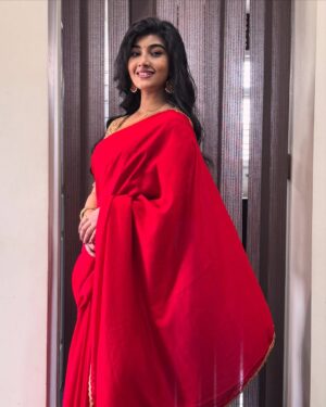 Amrutha Prem Instagram - ❤️✨

Thankyou 
@maya_designer_studio_ @radheysdesignerstudio ❤️
@arushmakeover @kavya_makeover_m ✨
