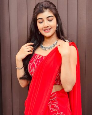 Amrutha Prem Instagram - 💌♥️🌹

Wearing: @haritva_designer_studio ❤️
Accessories: @thespatika ✨