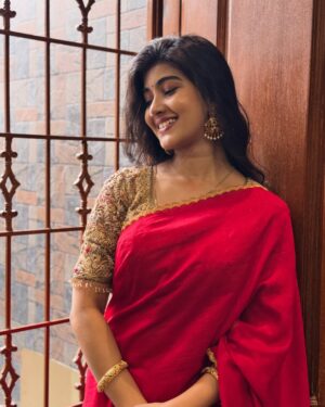 Amrutha Prem Instagram - ❤️✨

Thankyou 
@maya_designer_studio_ @radheysdesignerstudio ❤️
@arushmakeover @kavya_makeover_m ✨
