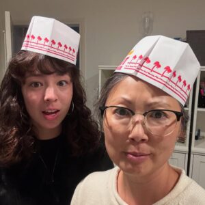 Amy Anderson Instagram - We're not really into Easter but here's this. We are into burgers and paper hats.
