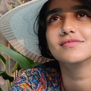 Anagha Ravi Instagram - @myqissavarkala showering me with bliss every second I'm there ✨

Thank you @shanishaki for inviting me, making my moments there even beautiful and clicking aesthetic pictures for me ✨🤍