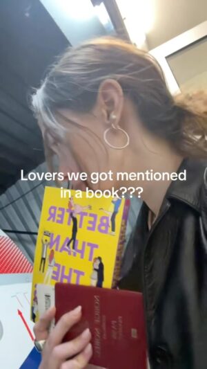 Anna of the North Instagram - My artist name is in a bestselling book !! 🍾🥹😭 #fyp #fy