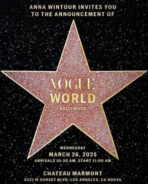 Arianne Phillips Instagram - Exciting  day in Los Angeles announcing VOGUE WORLD HOLLYWOOD 2025 💫
 with  esteemed costume design colleagues 
⭐️ @therealruthecarter 
⭐️ @colleenatwoodofficial 
⭐️ @jacquielwest 
missing from todays event 
 ⭐️ @thesandypowell 
 ⭐️ @catherinemartindesigns 
 ⭐️ @milenacanonero.official 
 💖💖💖 
⬇️special forces 🙌🏼 miracle makers ⬇️
@lisaloveofficial 
@alex_jordan_harrington 
@guiducci 
 Thank you Anna Wintour @voguemagazine ……

100% of proceeds from tickets sales will go to @alifeinthearts with a special initiative benefitting members of the costume community affected by the 2025 Los Angeles wildfires. 
Link in bio to read all about it …..
…….
#Repost @voguemagazine 
・・・
#VogueWorld is ready for its close-up. Today, Vogue’s Anna Wintour announced that the fourth annual global event will take place on October 26, 2025 at Hollywood’s Paramount Pictures Lot—the oldest film studio in Los Angeles. “It will set great film costumes next to brilliant fashion collections and will be a little bit like a fully operational day at a movie studio, but also an incredible tribute to the love affair between fashion and film,” shared Wintour. 

100% of ticket proceeds will go to the Entertainment Community Fund, with a focus on supporting costume community professionals impacted by the Los Angeles wildfire and we’ll  enlist the help of several renowned costume designers for its movie magic—including Arianne Phillips, Colleen Atwood, Catherine Martin, and Ruth E. Carter. Tap the link in our bio for everything you need to know about Vogue World: Hollywood.