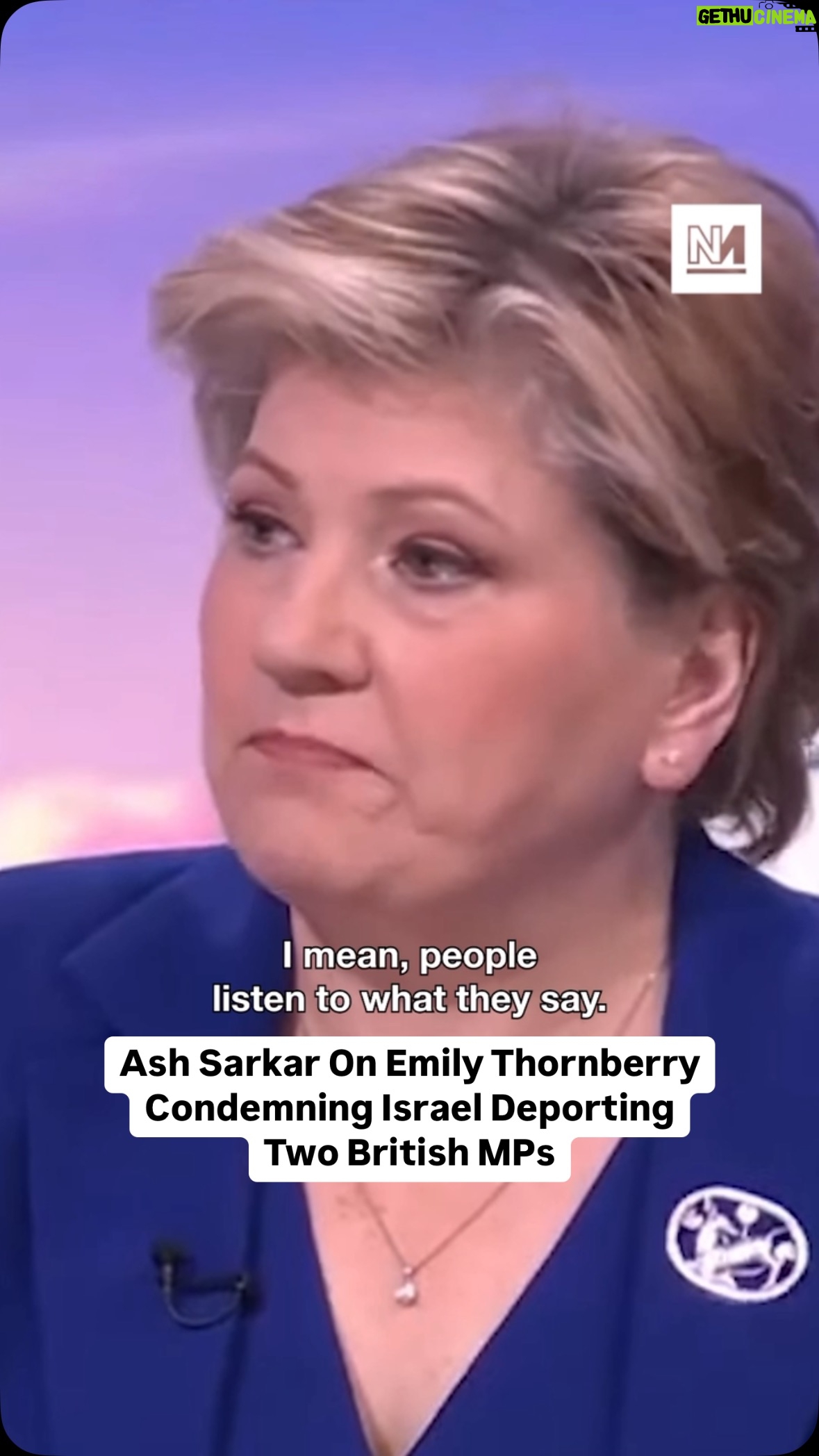 Ash Sarkar - 4.6K Likes - “Don’t embolden a genocidal war and normalise a relationship with an increasingly fascistic state and then come crying to the British media when this rogue government treats your representatives with the disdain they have for everybody.” @ayocaesar.