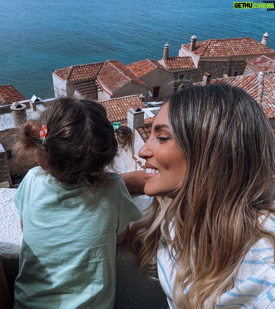 Athina Oikonomakou - 33.5K Likes - Μονεμβασιά 🏰🩶 #monemvasia #vacation #family #friends #greece