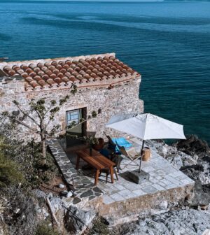 Athina Oikonomakou Instagram - Μονεμβασιά 🏰🩶 #monemvasia #vacation #family #friends #greece
