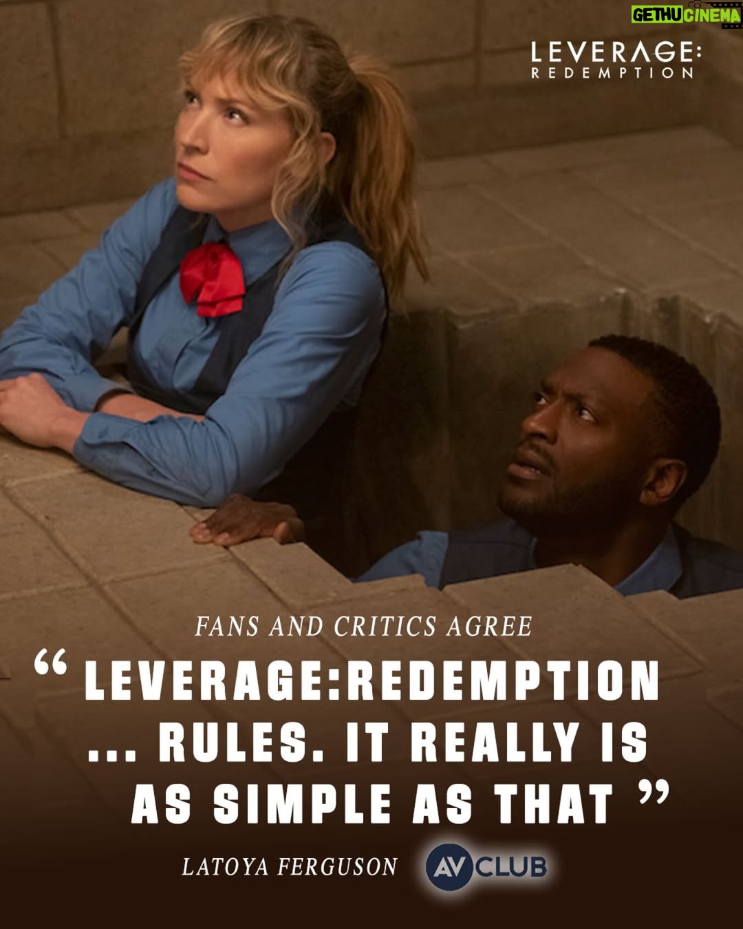 Beth Riesgraf - 1.2K Likes - Sometimes the critics say it plainly and perfectly. This season of #LeverageRedemption is hitting on all cylinders! See it now on @PrimeVideo (link in bio)
