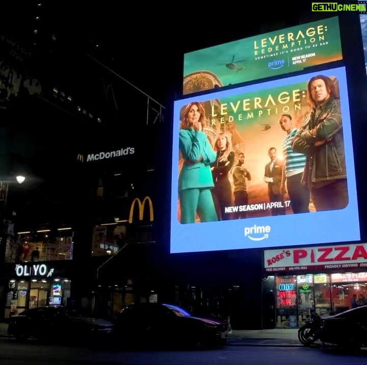 Beth Riesgraf - 2.3K Likes - From coast to coast, the crewās got you covered.āØCheck out these cool billboards repping #LeverageRedemption on both the East and West Coast.āØCouldnāt be prouder of this team. Letās go steal some more hearts.āØPlease tag us if you spot one in the wild.