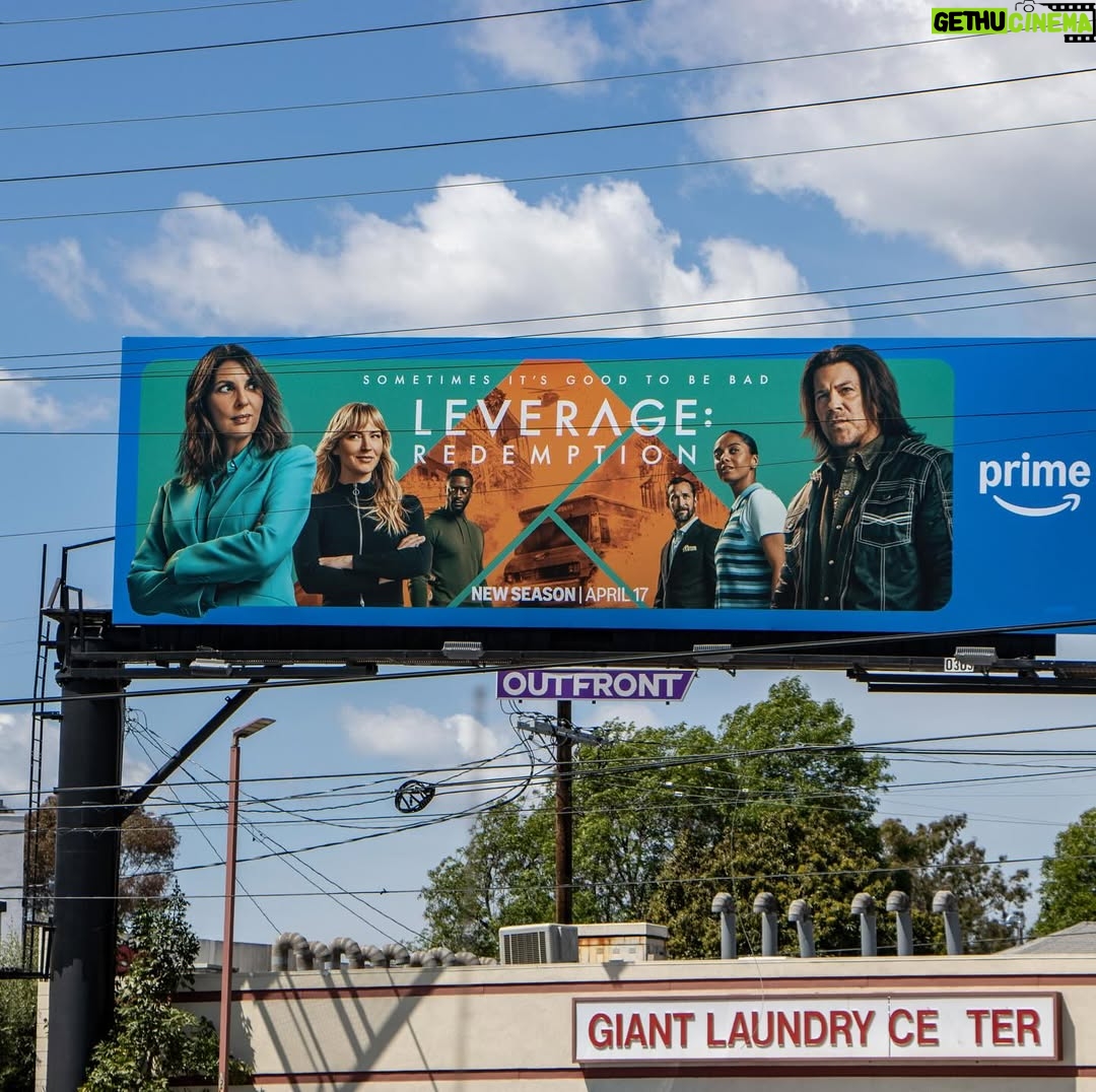 Beth Riesgraf - 2.3K Likes - From coast to coast, the crew’s got you covered.
Check out these cool billboards repping #LeverageRedemption on both the East and West Coast.
Couldn’t be prouder of this team. Let’s go steal some more hearts.
Please tag us if you spot one in the wild.
