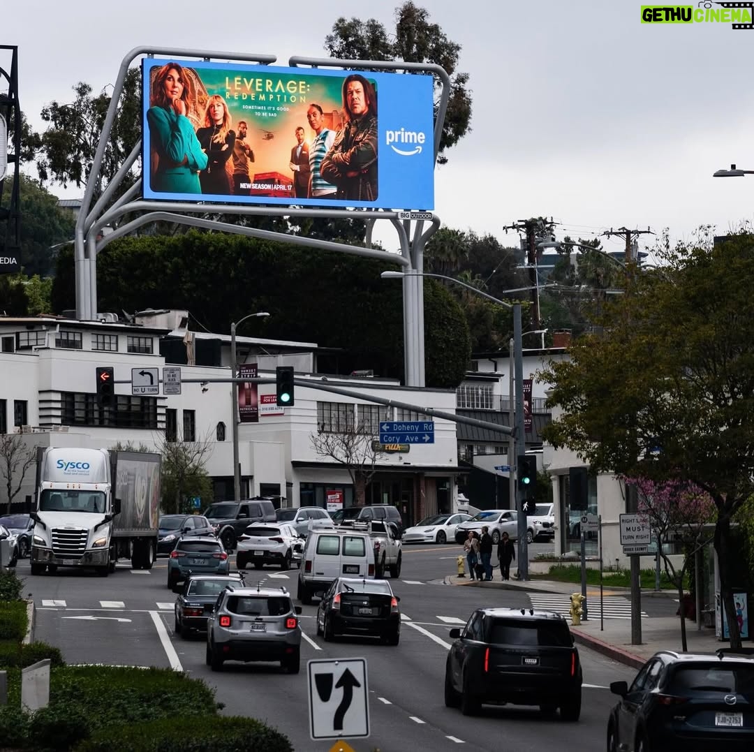 Beth Riesgraf - 2.3K Likes - From coast to coast, the crew’s got you covered.
Check out these cool billboards repping #LeverageRedemption on both the East and West Coast.
Couldn’t be prouder of this team. Let’s go steal some more hearts.
Please tag us if you spot one in the wild.