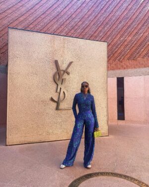 Beverly Osu Instagram - YSL Museum 🎞️📽️
Lately I ve been practicing slow living… I’m in calm ☺️

#yslmuseum #addiassambas #slowliving