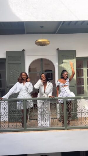 Beverly Osu Instagram - We chose Marrakech, Morocco 🇲🇦 for our annual New Year Trip and it didn’t disappoint 😌…

•
Tribe : @beverly_osu @tuokpe.o @walenut @denrele_edun 

Trip planned and executed by @keepitmovingtravel

#morocco #marrakech #travel