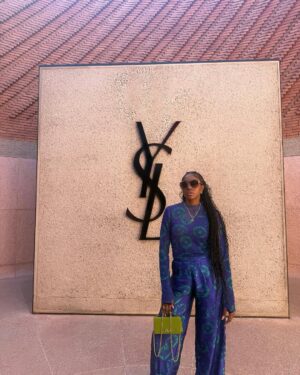 Beverly Osu Instagram - YSL Museum 🎞️📽️
Lately I ve been practicing slow living… I’m in calm ☺️

#yslmuseum #addiassambas #slowliving
