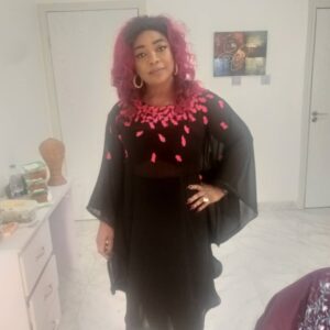 Bimbo Akintola Instagram - @adebakare making me HOT!!!!! Thank you...💕💕💕 #loveit #outfit #gorgeous
