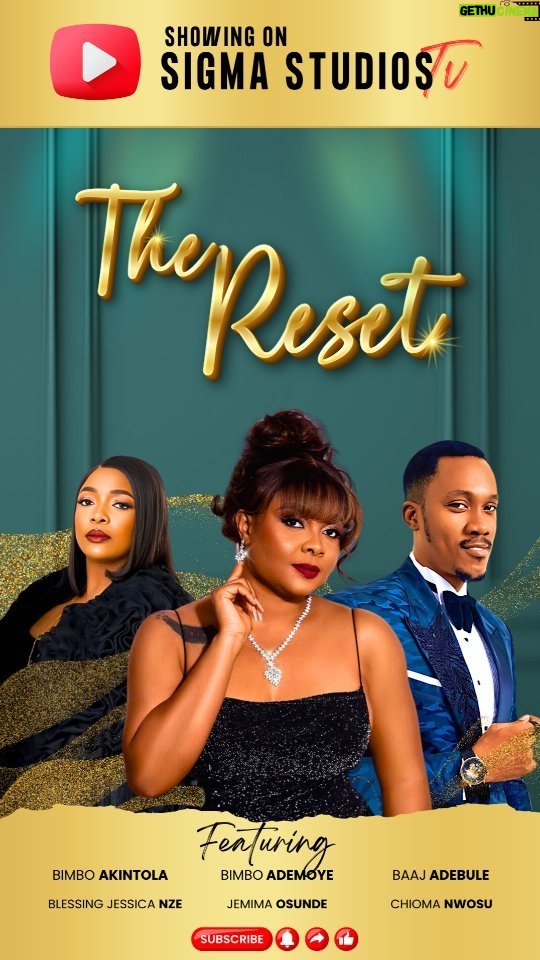 Bimbo Akintola - 2.1K Likes - And We are LIVE!!! The Reset is now streaming on Sigma Studios TV @sigmastudiosng YouTube channel.

Link in bio.