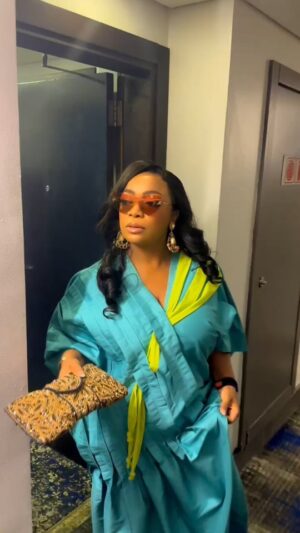 Bimbo Akintola Instagram - The private screening of Deafening Silence attended by top diplomats, Hon Ministers, Executive Governors, Private Sector Chief Executives, UNDP Resident Representatives and Directors from more than 9 countries, and key stakeholders who are all deeply committed to the cause of gender equality and ending gender-based violence.
.
.
.
Designer: @odiomimonet 
Stylist: @ikechukwuurum 
Asst Stylist: @isaacjon_