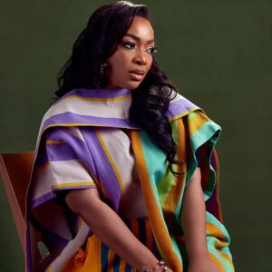 Bimbo Akintola Instagram - Look for the premiere of #deafeningsilence A @biodunstephen film . A United Nations Development Programme (UNDP)  production under the joint European Union- United Nations spotlight initiative in partnership with the Foundation  For Resilient Empowerment  and Development (FRED) 
Styled by @ikechukwuurum
Glam; @bare2beauty 
Photography;@tomiwaarije
Social media; Lukman