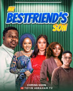 Bolaji Ogunmola Instagram - A story of love, trust, betrayal, morals and everything in between. My Best Friend’s Son will keep you at the edge of your seat and spark conversations. Showing exclusively on Toyin Abraham Tv from 6pm on the 8th of May. Do not forget to subscribe, like, watch and share. The trailer is coming. Be ready to be entertained.