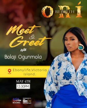 Bolaji Ogunmola Instagram - It’s ORI season!!!! Let’s watch ori together at @ebonylifecinemas today…. I can’t wait to see you guys ❤️❤️❤️❤️❤️