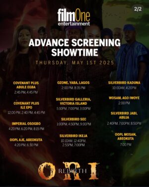 Bolaji Ogunmola Instagram - Guys, Uncle @authenticmuy has a movie out in cinemas from today. Growing up ORI was that movie and if it’s coming from uncle Muyiwa expect nothing but an experience, he sabi the work…. Edakun, today is a public holiday go out and watch it.  Congratulations sir and it’s already a success in Jesus name ❤️❤️❤️❤️❤️