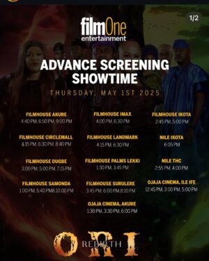 Bolaji Ogunmola Instagram - Guys, Uncle @authenticmuy has a movie out in cinemas from today. Growing up ORI was that movie and if it’s coming from uncle Muyiwa expect nothing but an experience, he sabi the work…. Edakun, today is a public holiday go out and watch it.  Congratulations sir and it’s already a success in Jesus name ❤️❤️❤️❤️❤️