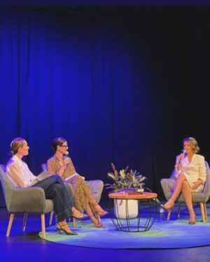 Brooke Boney Instagram - well that was a big week 🙏🏽❤️😇 so so grateful to everyone who came along. Lots of tears and lots of laughs. Very very big thank you to @bella_breden and @vancabaret for holding my hand the whole way through, to the wonderful hosts and to everyone who has bought and read the book. I can’t believe @nakkiah @joanpressbooks  and @allenandunwin let me do this, I’m still pinching myself. The wonderful ladies at @eupheme.co saved me and my baggage allowance by dressing me in their beautiful suits and I am so so grateful. Check them out if you haven’t already. Link in bio to buy the book 🥰❤️🙏🏽