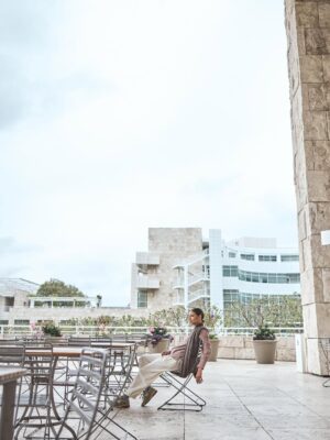 Brytni Sarpy Instagram - Gloomy days call for art-filled escapes. 

Thank you @gettymuseum for the perfect blend of art, architecture, nature, and some new journals from the #gettymuseumstore to keep the inspiration flowing. 🤍✨

@jeremiahlazo 📸✨