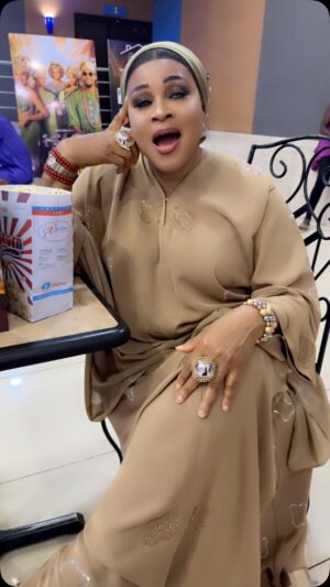 Bukky Wright Instagram - Hello Abuja, I’m here at silverbird cinema Jabi Lake mall. Outfits by @ashyah.collectionsofficial