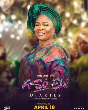Bukky Wright Instagram - What is an Aso Ebi party without musical artiste? 
Music is the heartbeat of every Aso Ebi party; if there is no rhythm and beat, what do we move our waist to?

Meet the maestros, the Queen herself @officialsalawaabeni and @isegunjohnson; who keep the music playing and the party going.

Come dance to the rhythm of the drums and sing along with them in ASO EBI DIARIES across cinemas nationwide this Easter weekend; Mark your calendars folks- 18th of April, 2025. You most definitely don’t want to miss this. 

#LadyLaide #LadyLaideFilms #ladylaidestudios #Nollywood #AsoEbiDiaries #ForTheCulture #naijatotheworld #easter #Easterweekend