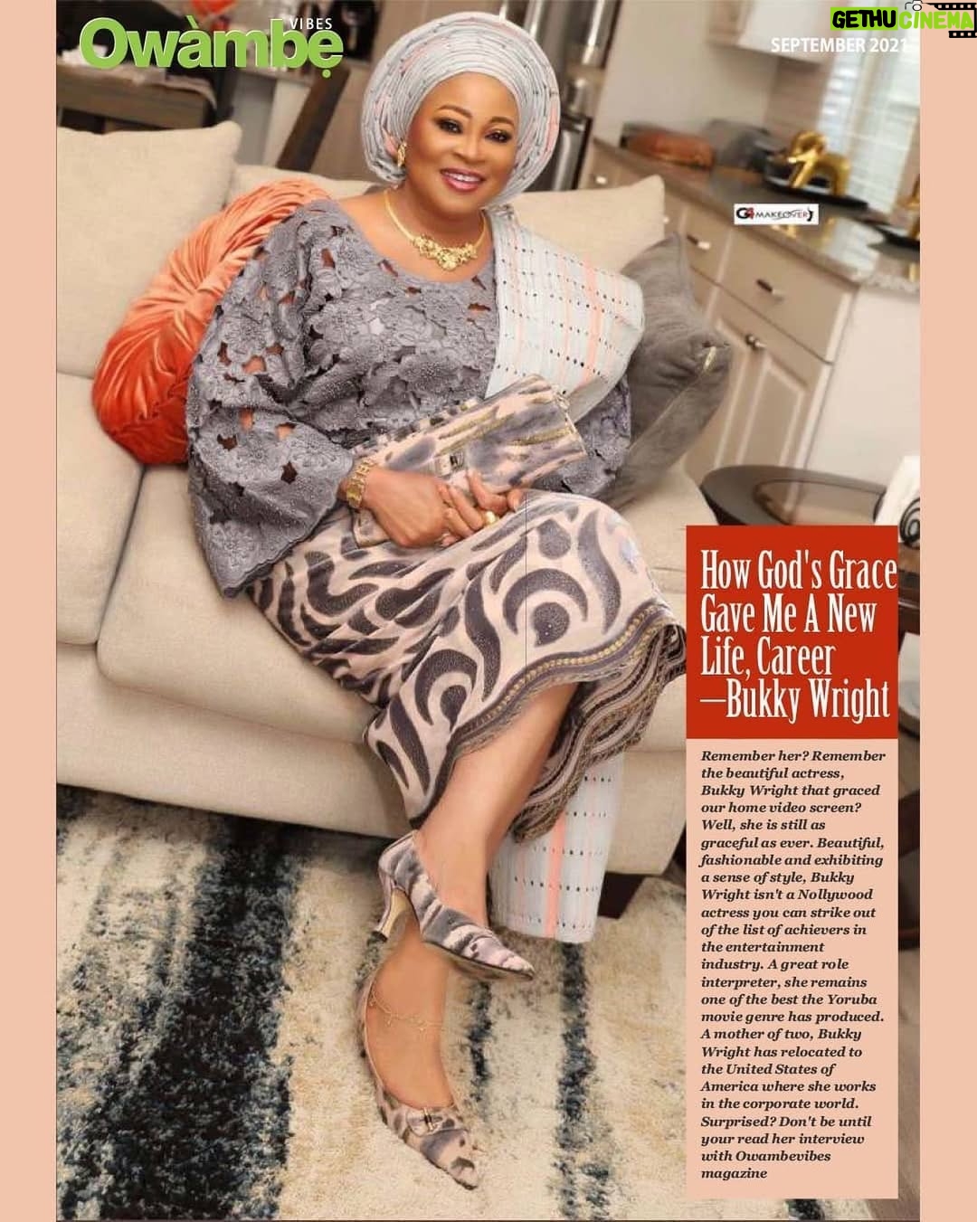 Bukky Wright - 3.5K Likes - #repost @owambe_vibes
・・・
Remember Bukky Wright?
The Nollywood wood actress who graced our screens back then?
Well, she's our cover personality for the September Digital Edition of the Owambevibes magazine
What's about @bukkywright ?
What made her tick then? What's making the 50-something-year-old actor more beautiful now?
Read on...
Read full article via link in bio
#owambevibesmagazine #owambevibes
