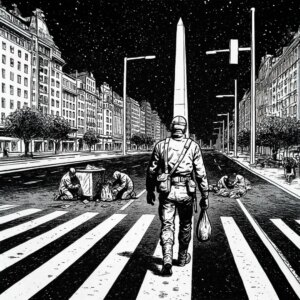 Carolina Papaleo Instagram - ¿Y si el Eternauta volviera hoy?

Caminás por la ciudad y lo ves.
No hace falta una tormenta de nieve para saber que estamos en emergencia.
El ajuste no es ficción. Está en los hospitales sin insumos. En los aumentos del transporte
público. En cada persona durmiendo en la calle.

Por eso este Eternauta no es de otro planeta. Es de acá. Es parte del pueblo que resiste.

Porque esta ciudad no necesita más marketing, ni promesas vacías, ni candidatos que se
acomodan.

Esta ciudad necesita peronismo….
Peronismo en serio.
