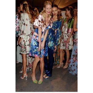 Caroline Winberg Instagram - This was to cute so I had to repost! @maisonvalentino ages ago with all the girls ❤️❤️