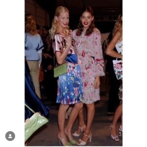 Caroline Winberg Instagram - This was to cute so I had to repost! @maisonvalentino ages ago with all the girls ❤️❤️