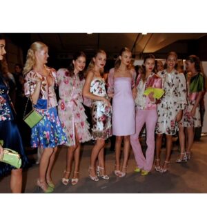 Caroline Winberg Instagram - This was to cute so I had to repost! @maisonvalentino ages ago with all the girls ❤️❤️