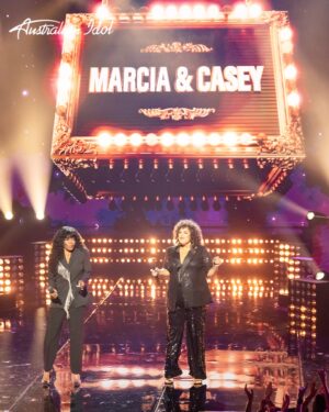 Casey Donovan Instagram - Marcia and Casey just served powerhouse vocals and a performance full of fire on the Idol stage! 🔥🎤 #AustralianIdol