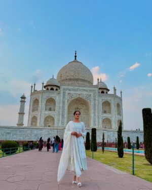 Chaitanya Instagram - Where love found its form in stone ..❤️💫 
Outfit by : @kavi_siniboutique 
.
.
.
#instagram #insta #instamood #tajmahalindia #taj