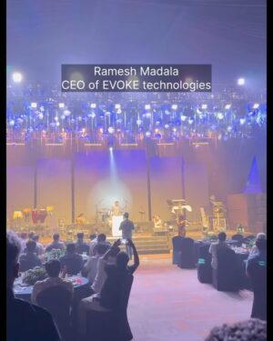 Chaitra Vasudevan Instagram - My Recent Event for Evoke Technologies CEO Ramesh Madala sir at Hyderabad beautiful outfit by @ss_dreamy_rentals_banglore
.
.
#hyderabad_diaries #photodump! visited@sabyasachiofficial Hyderabad @tabularasa_alfrescobar #charminarhyderabad