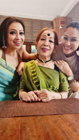 Chandrayee Ghosh Instagram - On World Dance Day, here's me proudly flaunting the two gorgeous women in my life .. Ma , Purnima Ghosh.. and my sister Aindrila Ghosh. They inspire me every day of my life, not only through their art but also through how they sail through the odds of life.. and how they never fail to enrich each and every soul they cross paths with. I am so grateful.. and whatever little  I can move , it is only because it is the same blood that runs in me.. thank you Ma.. thank you Pupudidi.. for showing me each day, what an artist truly should be 💫
.
.
.
.
.
.
.
#WorldDanceDay2025 #DanceInspiration
#DanceArtists #IndianDancers
#ArtisticLegacy #FamilyOfArtists
#PurnimaGhosh #AindrilaGhosh
#GratitudePost #DanceLife
#WomenInArt #DanceWithPassion
#DancerTribute #WorldDanceDay2025
#InternationalDanceDay
#DanceDayCelebration
#DanceIsLife #CelebrateDance
#DancePassion #DanceLovers
#DancerLife #Reels #Explore #ChandreyeeGhosh
[Happy World Dance Day, Dancers of my Family, Arist,Gorgeous Women, Inspiration, Grateful, Dance Lovers, Explore, Instagram, Facebook, Purnima Ghosh, Aindrila Ghosh ,Chandreyee Ghosh]