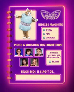 Chantal Ladesou Instagram - Pour découvrir qui se cache derrière ces costumes, voici vos carnets d'enquêteurs 🧐

𝙈𝙖𝙨𝙠 𝙎𝙞𝙣𝙜𝙚𝙧, vendredi à 21h10 sur TF1 et TF1  🎭