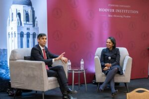 Condoleezza Rice Instagram - Big challenges call for big ideas.

In an era where economic resilience, technological innovation, and national security are deeply intertwined, navigating the complexity of today’s world requires clear thinking and principled leadership.

At the Hoover Institution, we explored how free societies like the UK and USA can stay competitive and secure by championing innovation and defending democratic values.