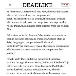 Cozi Zuehlsdorff Instagram - cat’s finally, truuuuuly outta the bag :):) acting/writing/producing. On a show with a message I believe in with all my heart. Thank you Jesus. @monarchmedia_official