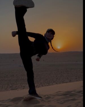 Cynthia Rothrock Instagram - Sunset in Oman #oman cynthiarothrock