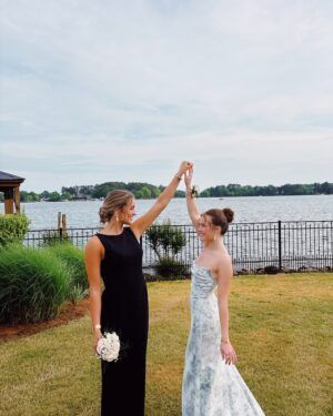 Darby Camp Instagram - Prom ‘25!!! #lastonebestone 

Dress: @dessygroup 
Hair: @lucci_aveda