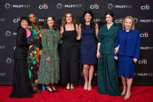 Debra Jo Rupp Instagram - A Wickedly Good Night at PaleyFest! 🔮✨

Fans were spellbound at our Agatha All Along screening and conversation! From behind-the-scenes magic to thrilling insights into the Marvel series, the night was pure chaos in the best way.

A huge thanks to Disney  | Hulu and everyone who joined us for this unforgettable evening.