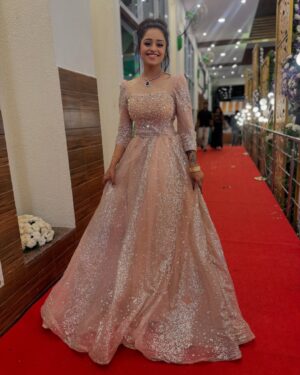 Dhanu shree Instagram - I’m the Barbie 🎀

Dress : @chandangowda_official 🥰
@rentyourlook_by_chandangowda 🥰