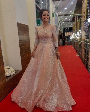 Dhanu shree Instagram - I’m the Barbie 🎀

Dress : @chandangowda_official 🥰
@rentyourlook_by_chandangowda 🥰