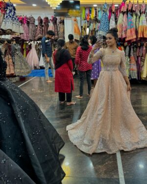 Dhanu shree Instagram - I’m the Barbie 🎀

Dress : @chandangowda_official 🥰
@rentyourlook_by_chandangowda 🥰