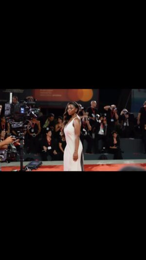 Diane Russet Instagram - It was such an honor to be the first Nigerian female to work/ be invited to Venice by Giorgio Armani @armanibeauty 

I got to walk the red carpet wearing a classy Giorgio Armani piece.

Moments we dream of seeing it turn to reality is something I’m still grasping. Special thanks to @redrickpr team ❤️🫶🏾

“Si Passione” by Giorgio Armani is designed to evoke feelings of confidence, empowerment and sensuality.  It celebrates individuality  and the joy of living passionately. 

To every black girl, your dreams are valid and you are allowed to aim higher, nothing is impossible.
You will never be invisible!

@armanibeauty
#Venezia81
#armanibeauty