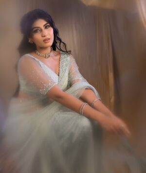 Divya Suresh Instagram - This is a modern fairy tale 
No happy endings 
No wind in our sails ,
Because the heart wants what it wants.
.

. 

@lepananagarajdesign 
@makeoverbyjuliet_mary 
@arunkummar_portraits 
@rakshita_hairdo 
@aishwarya_25_offical 
#ds #divyasuresh #lepananagaraj #photoshoot #fashion #makeup #fun